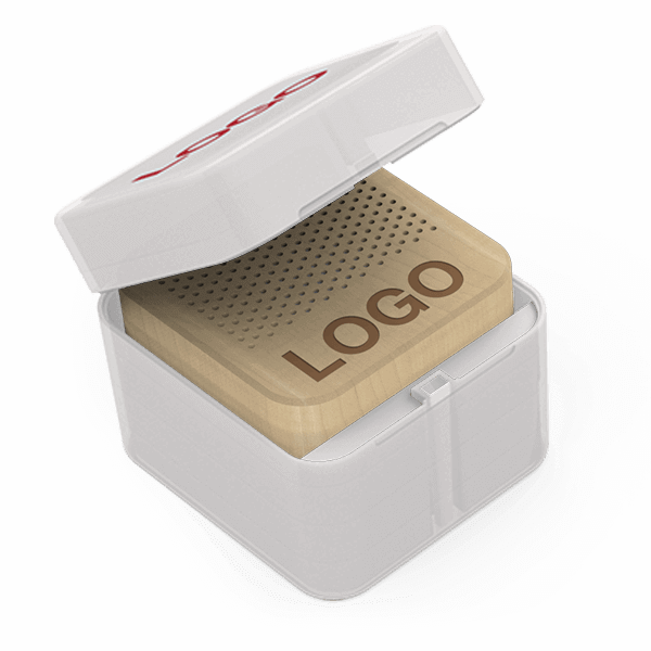 Seed - Colunas Bluetooth de madeira Com Logotipo Seed - Colunas Bluetooth de madeira Com Logotipo