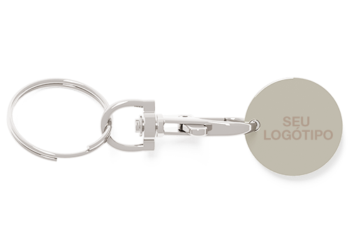 Elegance - Moedas para Carrinho promocionais personalizadas Elegance - Moedas para Carrinho promocionais personalizadas