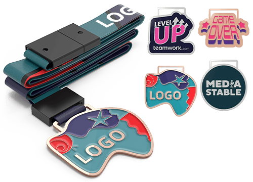 Medalha esmaltada - Medalhas promocionais com logo