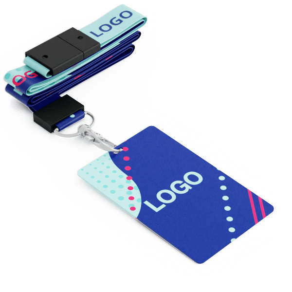 Conference - Lanyards promocionais com logo Conference - Lanyards promocionais com logo