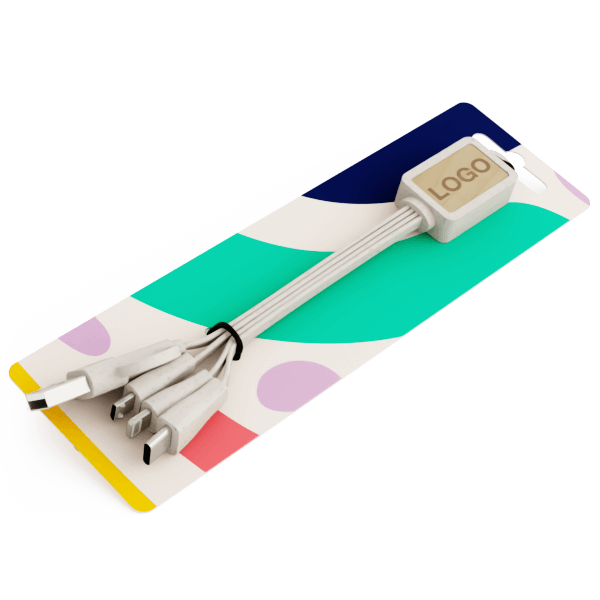 Multi Wood - Cabo USB Personalizado