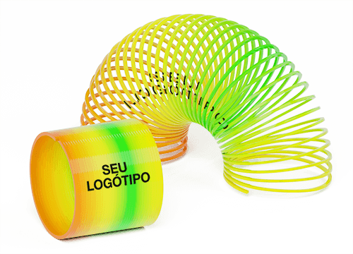 Reel - Brinquedo de primavera com logótipo Reel - Brinquedo de primavera com logótipo