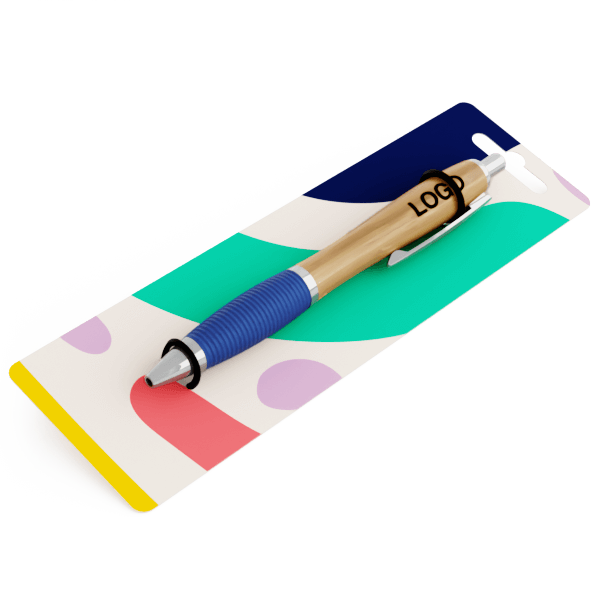 Ridge - Canetas de bambu promocionais com logo