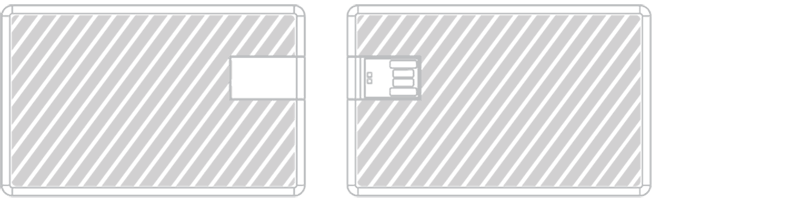 Cartão USB Serigrafia Cartão USB Serigrafia
