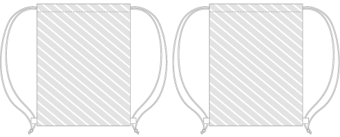 Saco com Cord&atilde;o Impressão Fotográfica