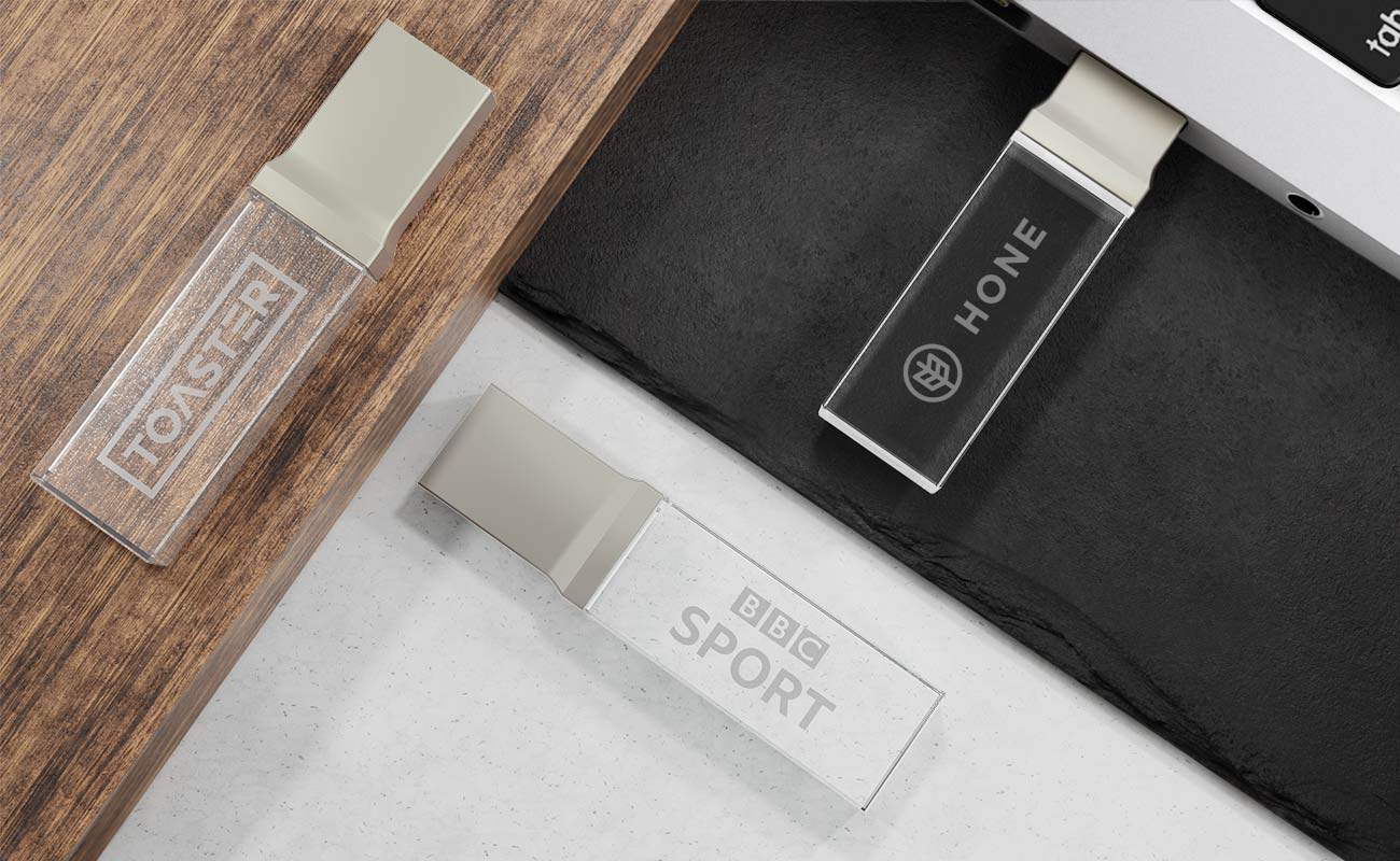 Crystal - Unidades Flash USB de vidro personalizadas gallery thumbnail