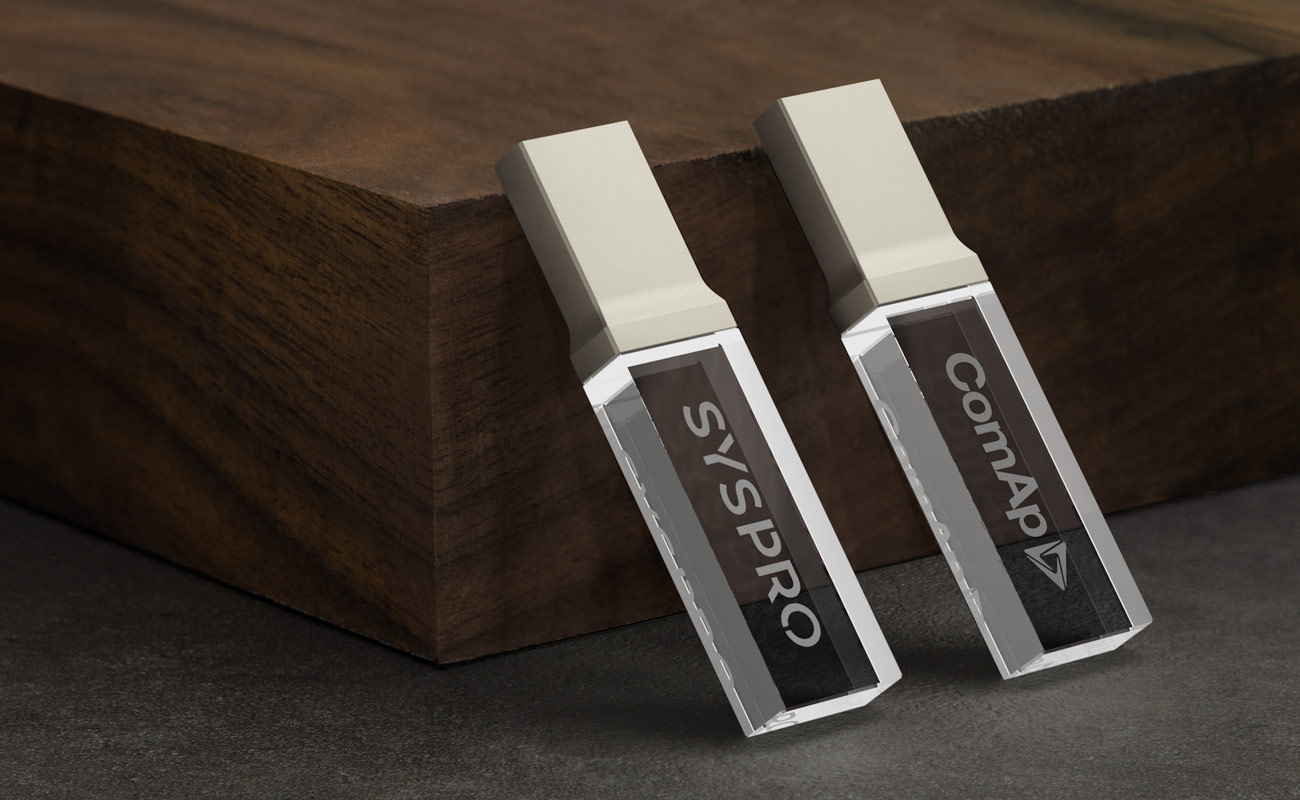 Crystal - USB promocional de vidro gallery thumbnail