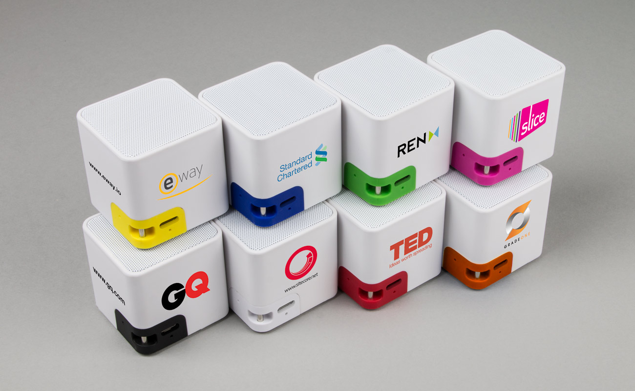 Cube - Colunas Bluetooth Personalizadas