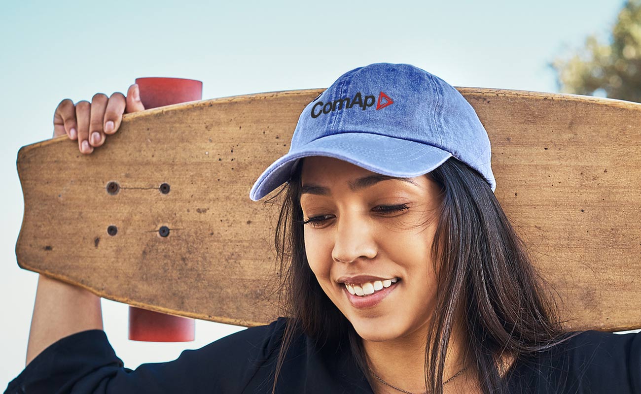 Drift - Bonés em ganga lavada promocionais personalizadas gallery thumbnail