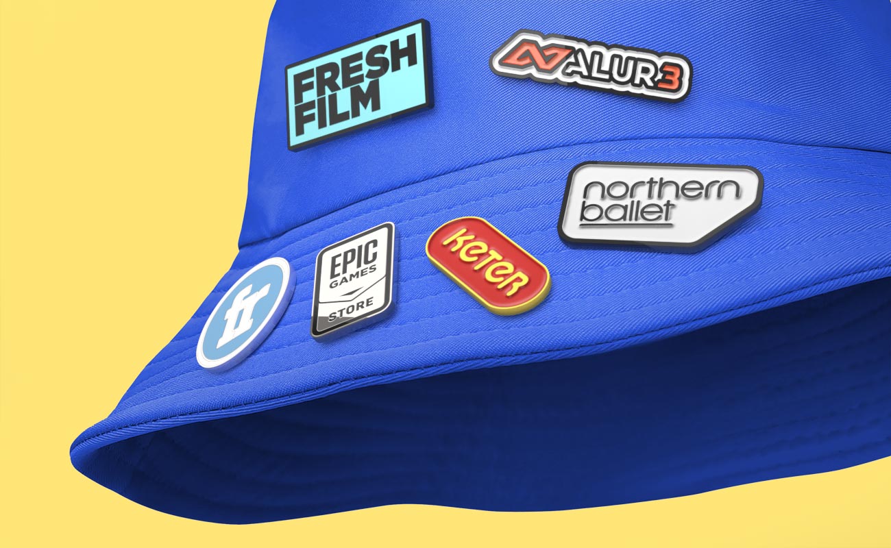 Crachá de esmalte - Pins Esmaltados com logótipo gallery thumbnail