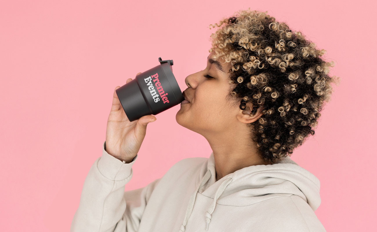 Espresso - Caneca de Viagem com Marca gallery thumbnail