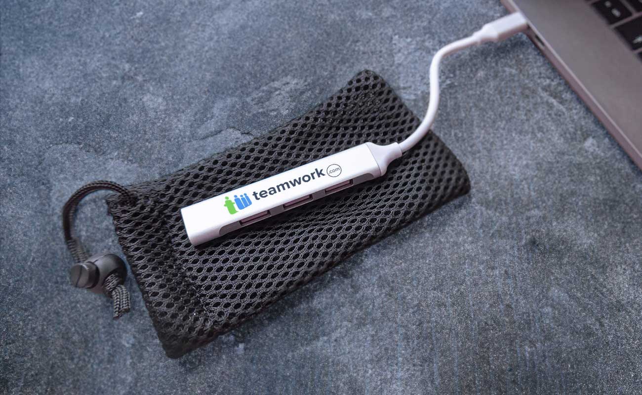 Expand - Hub USB 4 com Logo gallery thumbnail