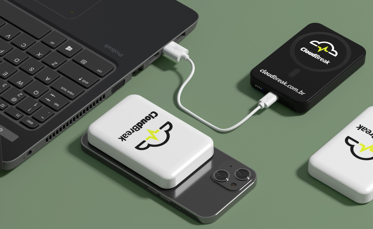 Force - Power Banks magnéticos sem fios personalizadas gallery thumbnail