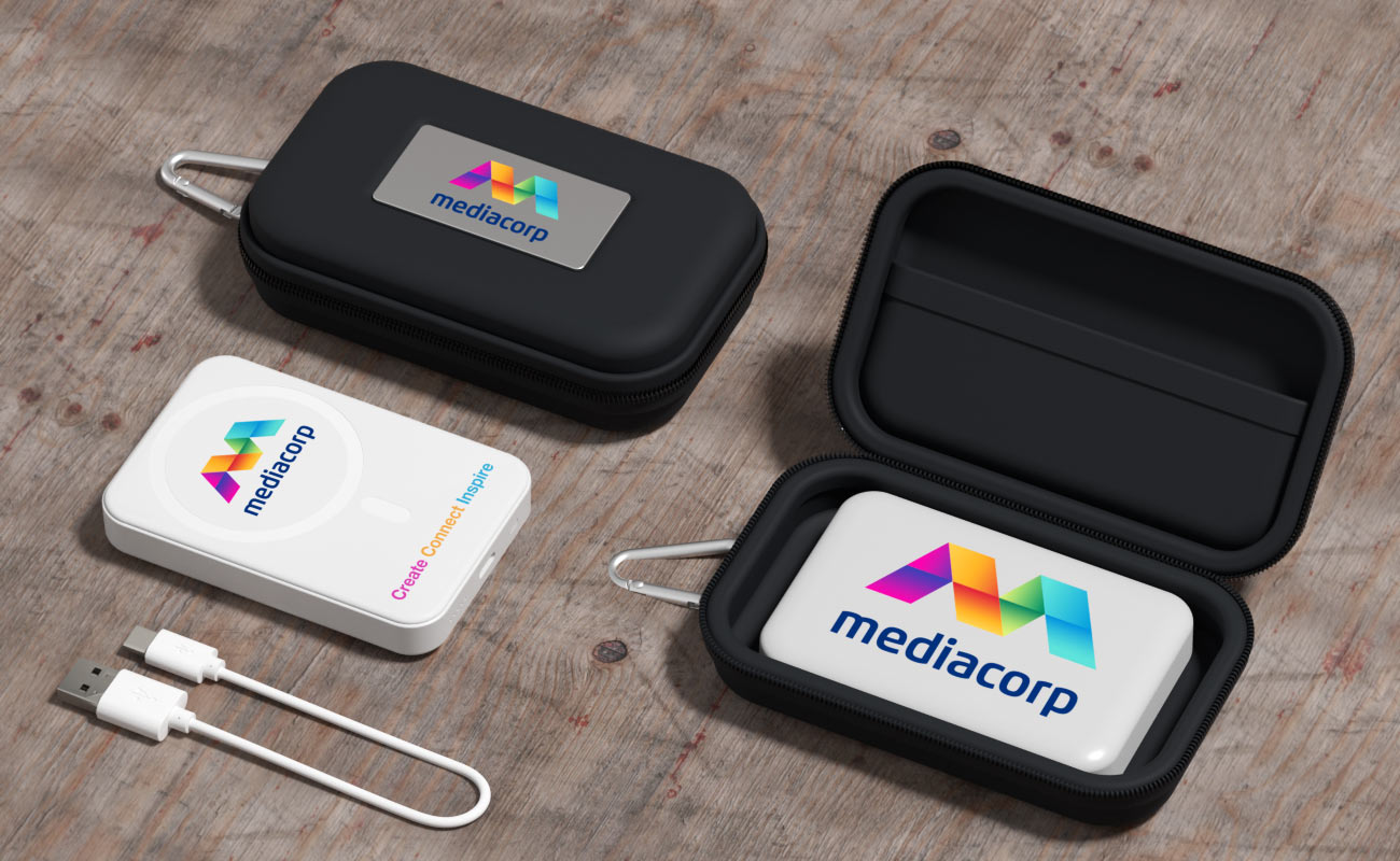 Force - Power Banks magnéticos sem fios com logótipo gallery thumbnail