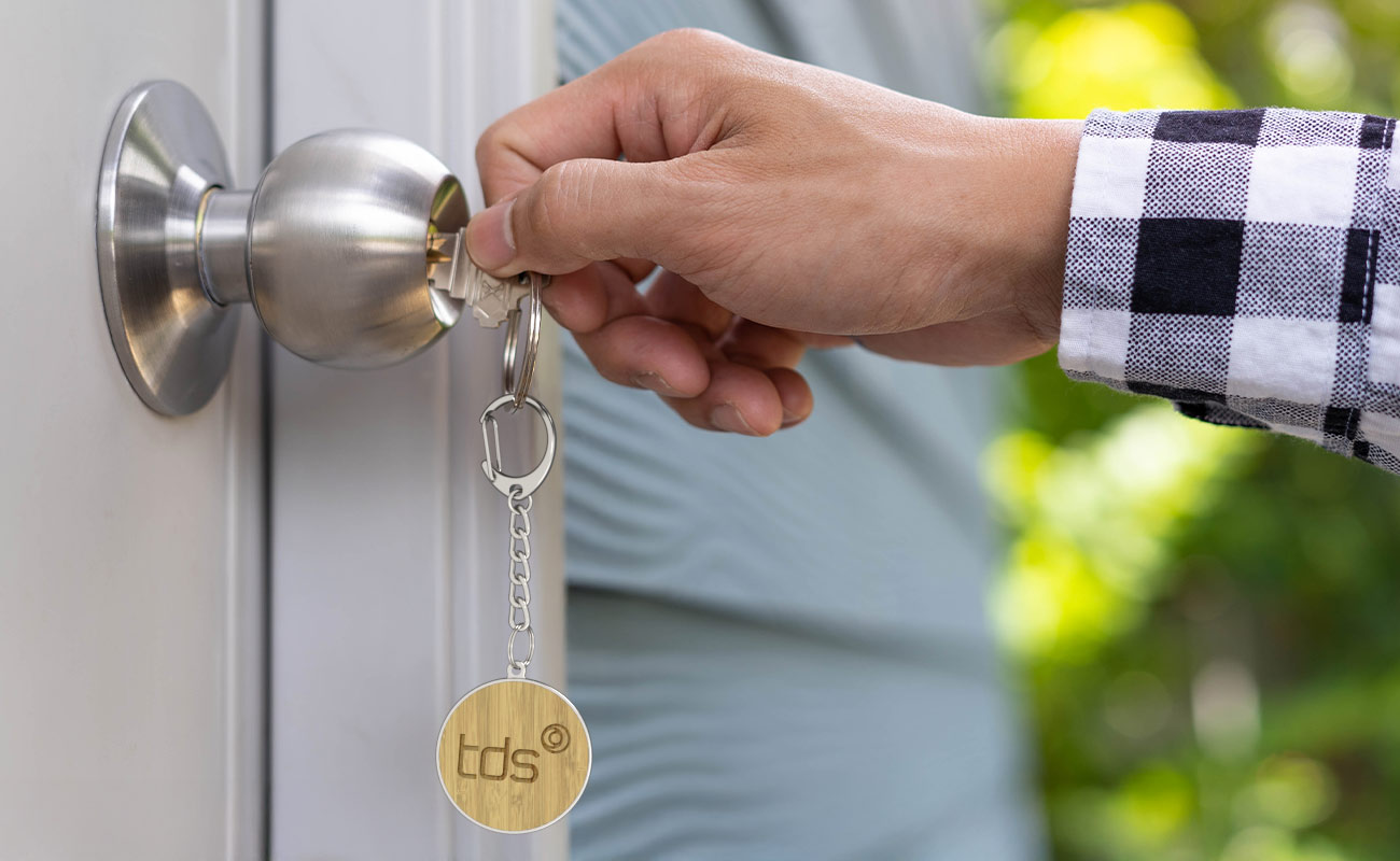 KeyCraft - Porta-chaves em bambu promocionais personalizados gallery thumbnail