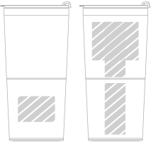 Caneca de Viagem Serigrafia