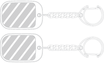 Porta-chaves Serigrafia