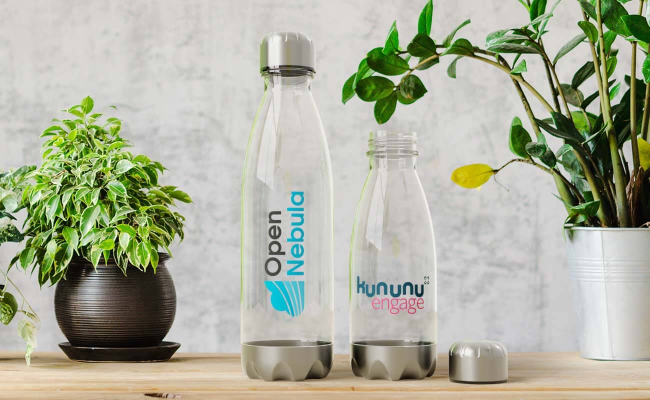Nova Clear - Garrafas de água personalizadas 