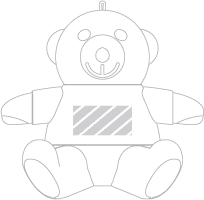 Urso de peluche Impressão Fotográfica