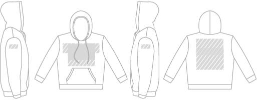 Casaco com capuz Impressão Fotográfica