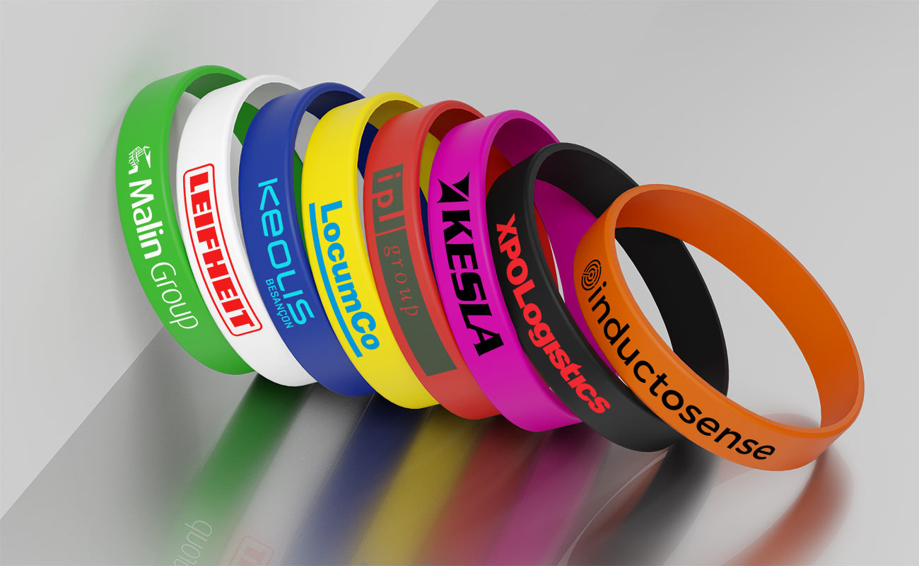 Revo - Pulseiras de silicone promocionais personalizadas gallery thumbnail