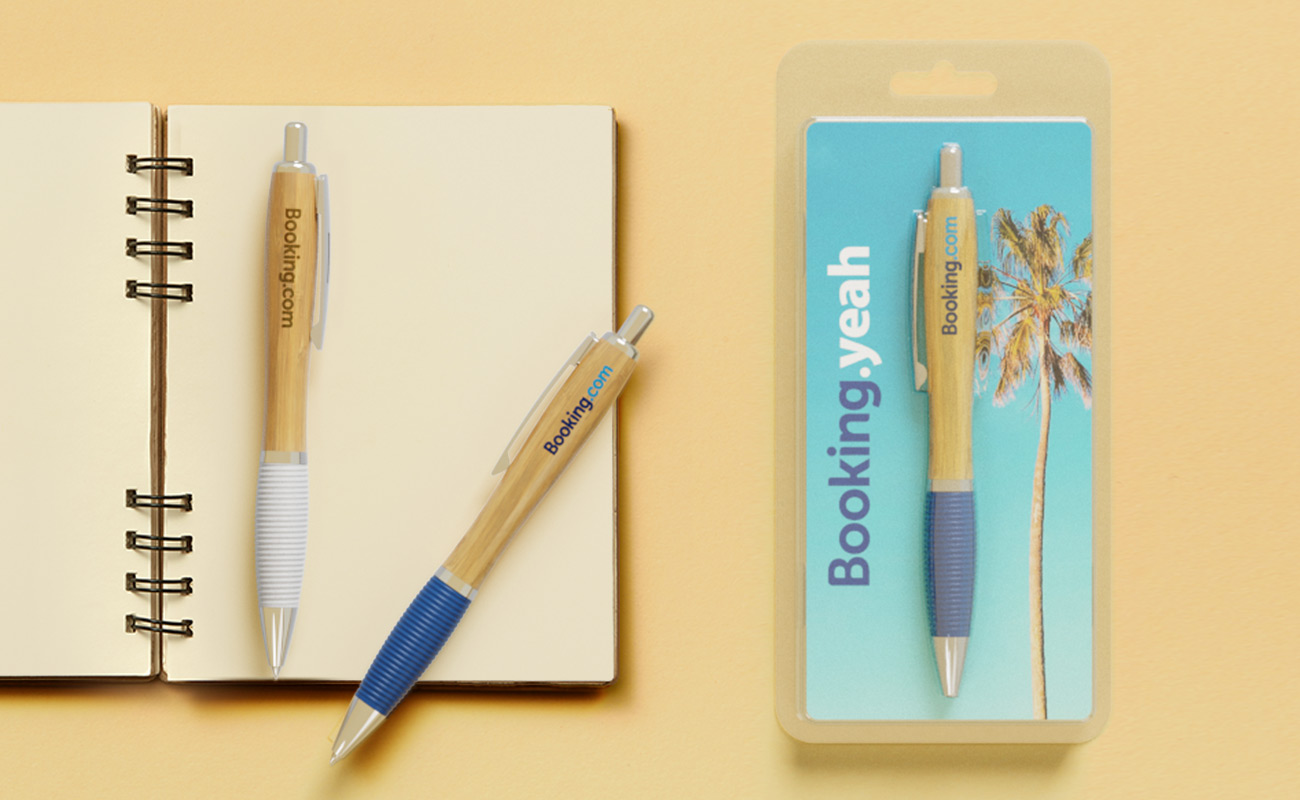 Ridge - Canetas de bambu promocionais personalizadas gallery thumbnail