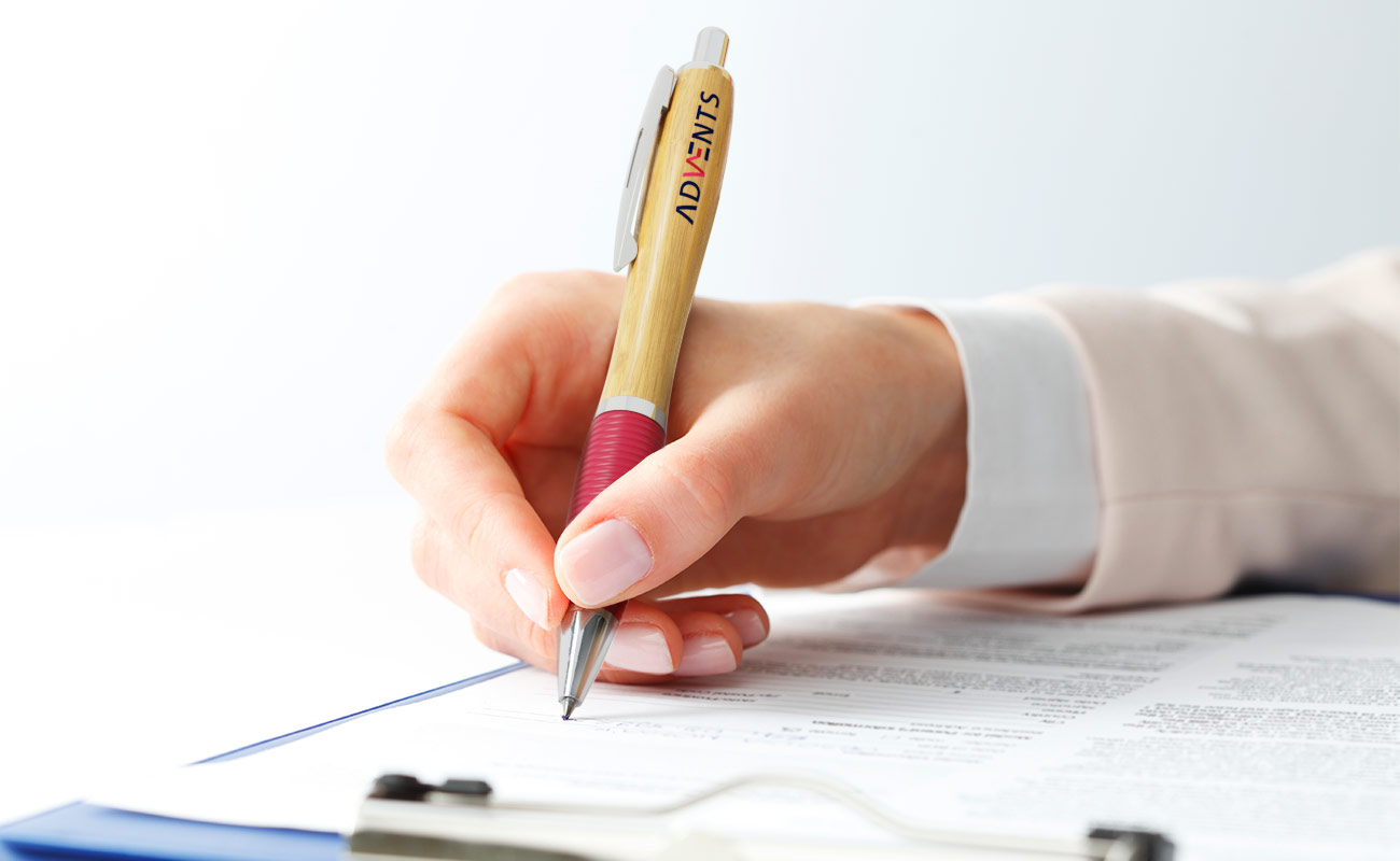 Ridge - Canetas de bambu promocionais personalizadas gallery thumbnail