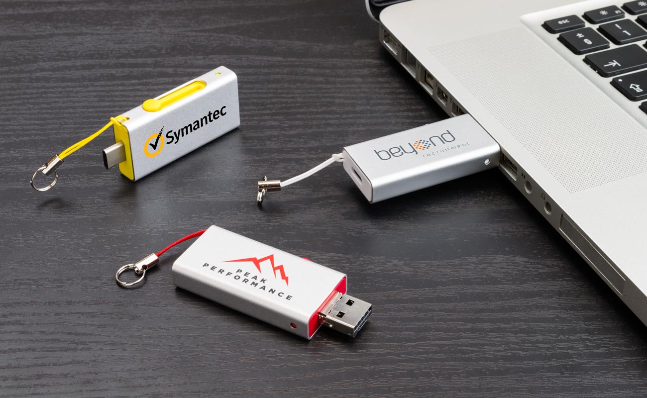 Slide - Pens com USB-C Personalizadas