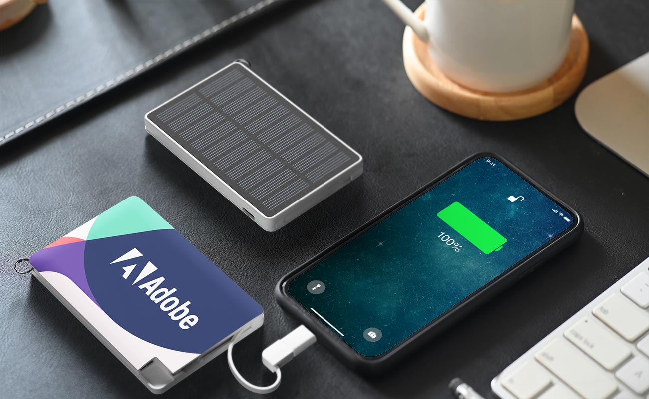 Solar Card - Powerbank solar personalizado gallery thumbnail