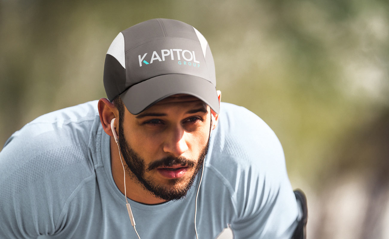 Sprinter - Bonés running Impressos com Logotipo gallery thumbnail