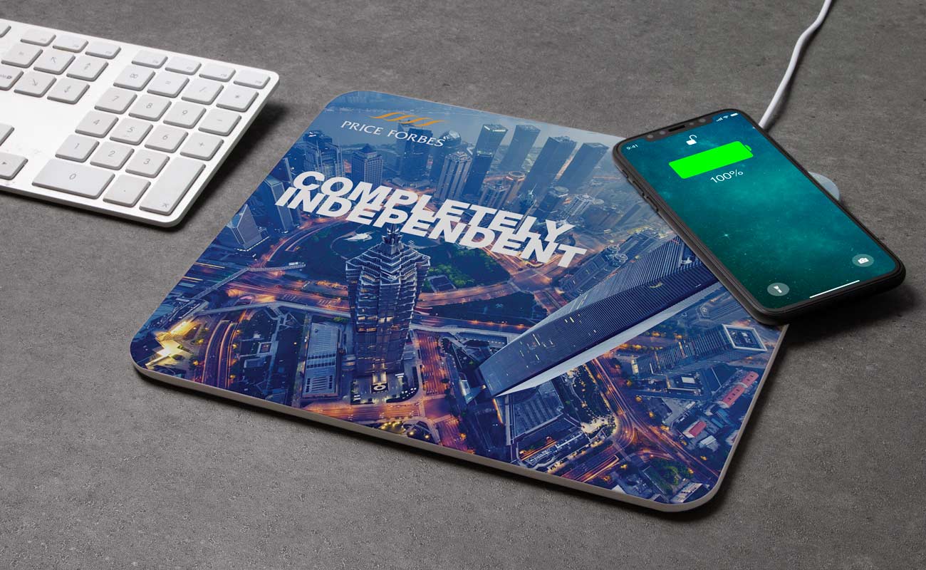 Stage - Wireless charger custom mouse pad