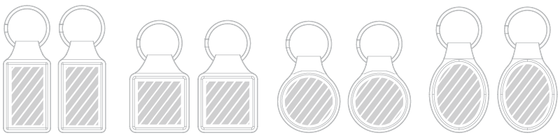 Porta-chaves Serigrafia Porta-chaves Serigrafia