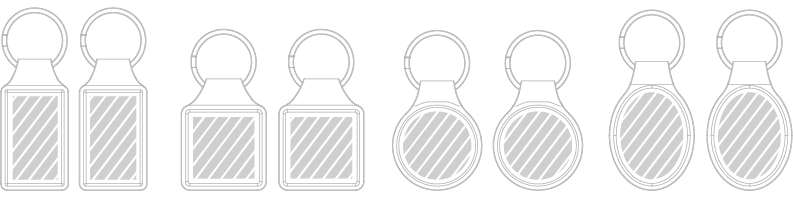 Porta-chaves Serigrafia