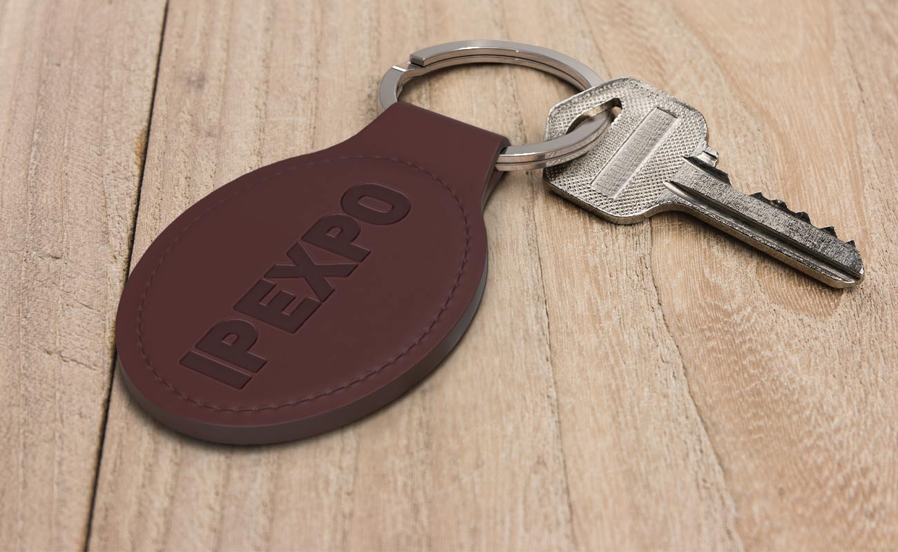 Tanner - Porta-chaves com logótipo gallery thumbnail