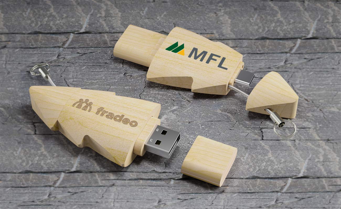 Tree Duo - Pens USB Personalizadas gallery thumbnail