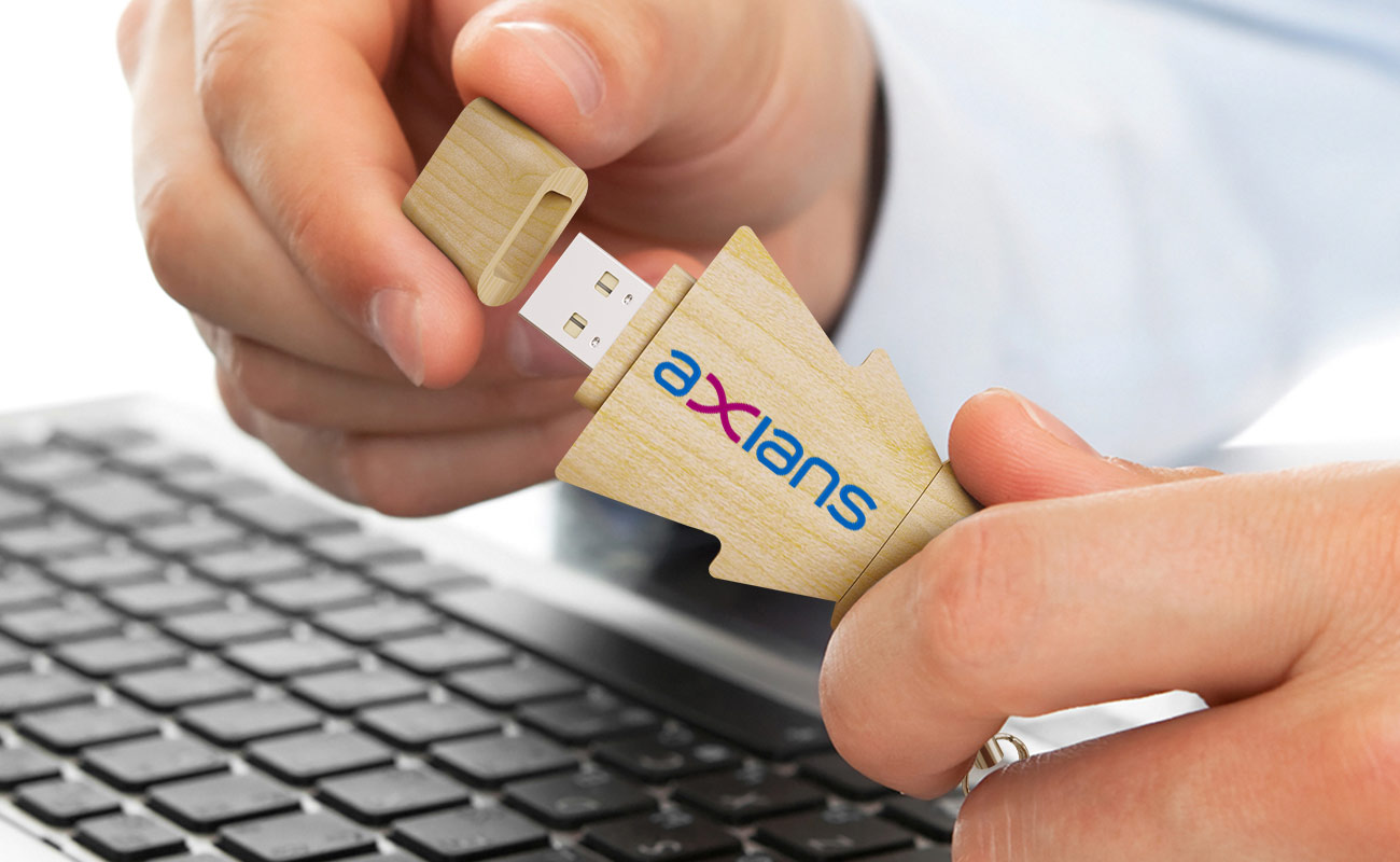 Tree Duo - Pen USB Personalizada gallery thumbnail