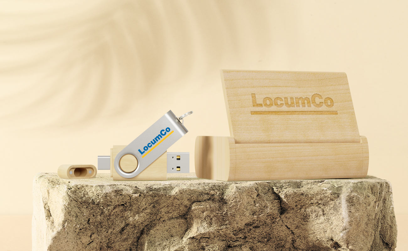 Twister Go Wood - Pen USB-C Personalizadas gallery thumbnail