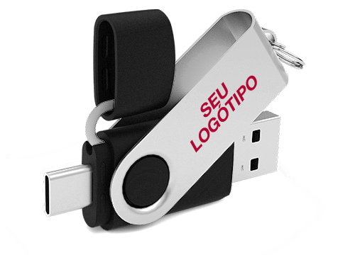 Twister Go - Pens com USB-C Personalizadas Twister Go - Pens com USB-C Personalizadas