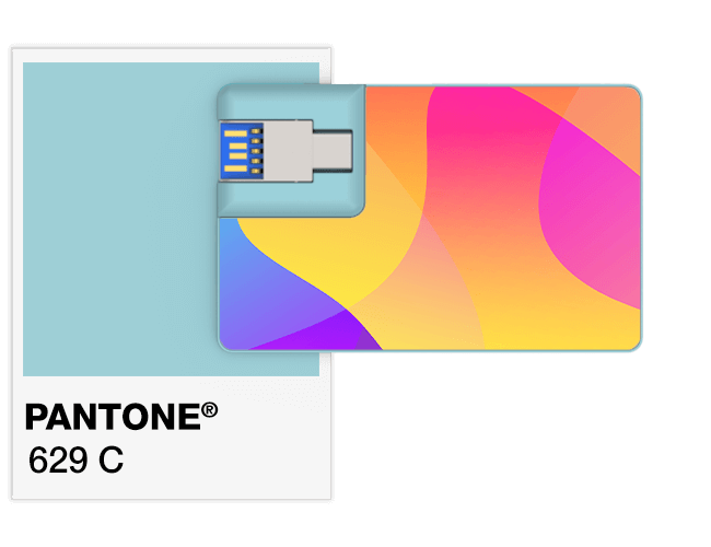 Referências de Pantone® Cartão USB